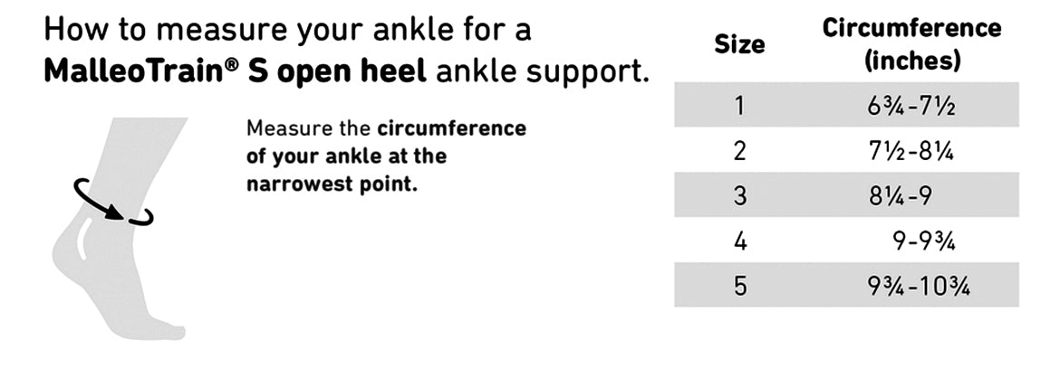 MalleoTrain® S Open Heel