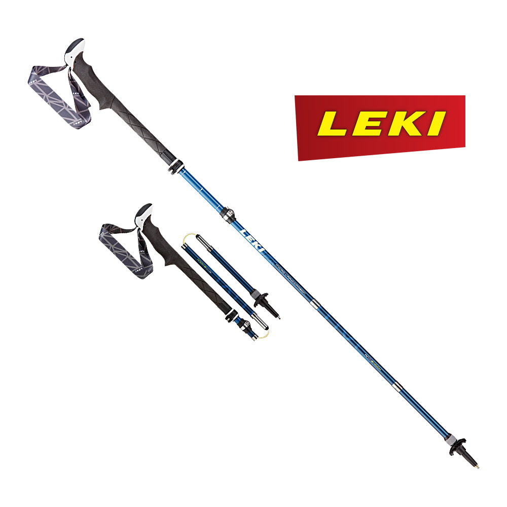 LEKI Makalu FX Carbon – Bâtons De Trekking Pliables En Carbone Ultra Légers Avec Poignée Aergon Air Et Speed Lock 2+